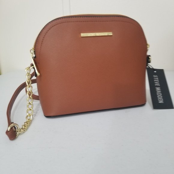Steve Madden Handbags - Steve Madden Cognac Brown Crossbody Purse